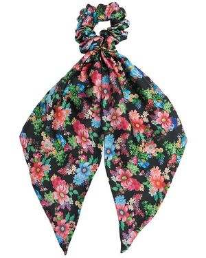 Rabanne Black Floral シュシュ - ブルー
