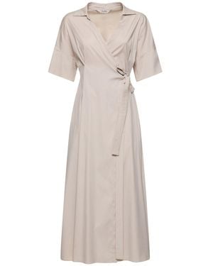 Max Mara Sarah ポプリンドレス - ナチュラル