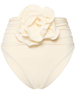 Magda Butrym Flower ハイウエストビキニボトム - ホワイト