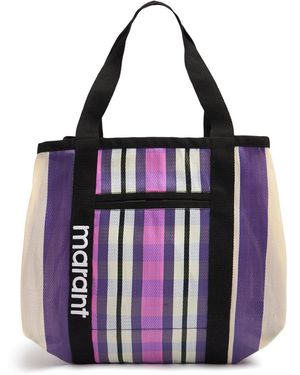 Isabel Marant Darwen Nylon Tote Bag - Purple
