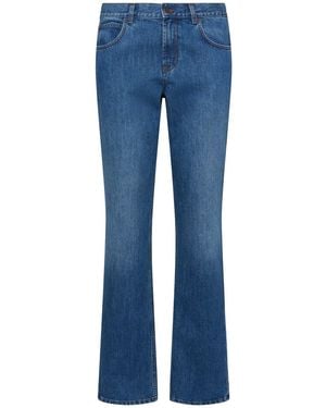 The Row Herren Baumwolljeans Mit Ausgestelltem Schnitt „Jaxon“ - Blau