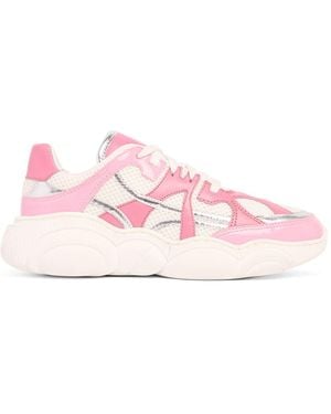 Moschino Sneakers Aus Kunstleder - Pink