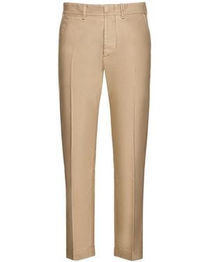 Tom Ford コットンチノパンツ - ナチュラル