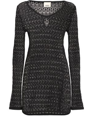 Isabel Marant Parma コットンブレンドミニドレス - ブラック