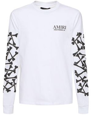 Amiri Bones Stacked Sweatshirt - White