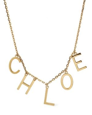 Chloé Damen Halskette Mit Anhänger „À La Plage“ - Mettallic