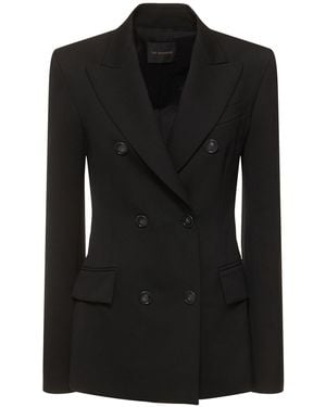 ANDAMANE Zweireihiger Blazer "shannon" - Schwarz