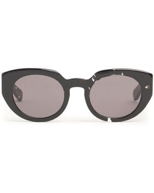 Chloé Damen Runde Sonnenbrille Aus Acetat - Grau