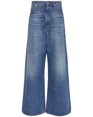 Sportmax Angri ローライズデニムワイドジーンズ - ブルー