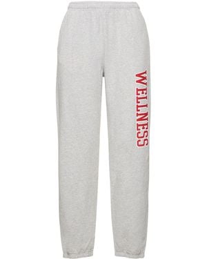 Sporty & Rich Trainingshose Aus Baumwolle "wellness Ivy" - Weiß