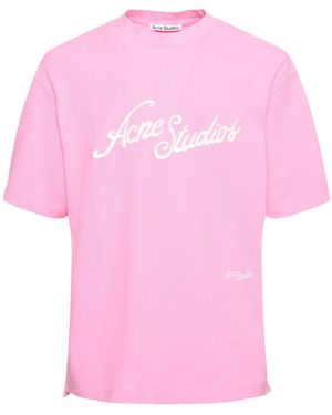 Acne Studios T-shirt "exford" - Pink