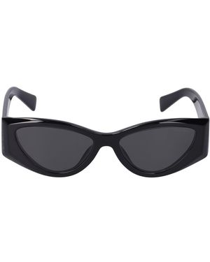 Miu Miu Katzenaugen-sonnenbrille Aus Acetat - Schwarz