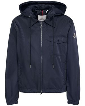 Moncler Damen Techno-Daunenjacke „Vallery“ - Blau
