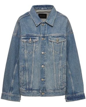 Marc Jacobs Jacke Aus Baumwolldenim "big Trucker" - Blau