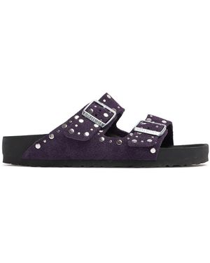 Birkenstock Arizona Rivet Exquisite スエードサンダル - ホワイト