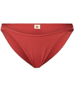 Tropic of C Infinity Recycled Tech Bikini Bottoms - Red