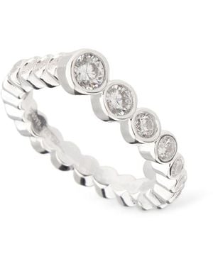 RAGBAG Ring Mit Kristallen "odette" - Weiß