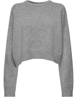 Loulou de Saison Sweater Aus Wolle Und Kaschmir "bruzzi" - Grau