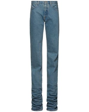 The Attico Gerade Jeans "extra" - Blau
