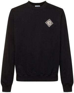 CASABLANCA Pearl Diamond Cc スウェットシャツ - ブラック