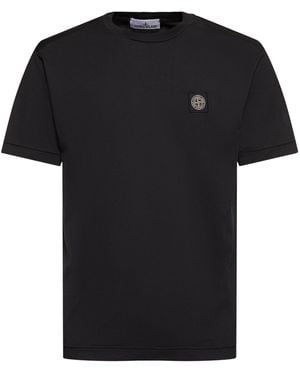 Stone Island コットンtシャツ - ブラック