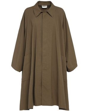 The Row Trenchcoat Aus Gabardine "leins" - Braun