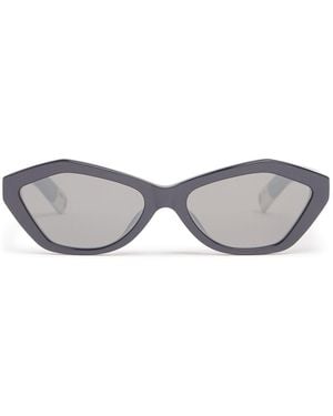 Jacquemus Damen Sonnenbrille Aus Acetat „Les Lunettes Bambino“ - Grau