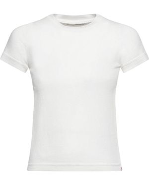 Extreme Cashmere America コットン&カシミアtシャツ - ホワイト