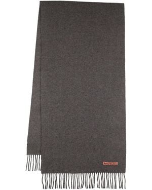 Acne Studios Wollschal "canada" - Grau