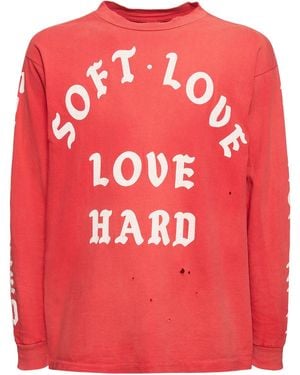 Saint Michael Saint Mx6 Soft Love コットンtシャツ - レッド