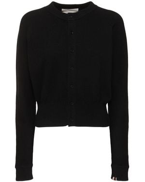 Extreme Cashmere Blouson カシミアブレンドカーディガン - ブラック