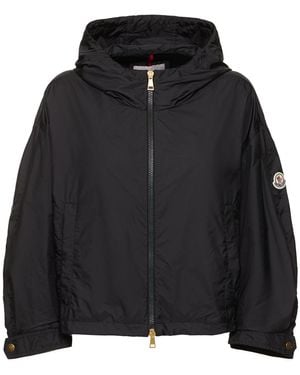 Moncler Vizille Nylon Rain Jacket - Black