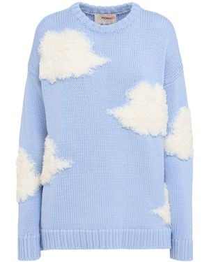 Fiorucci Cloud Knit Wool Jumper - Blue