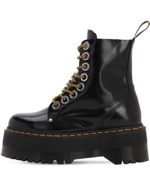 Dr. Martens Jadon Max ブラッシュドレザーブーツ 60mm - ブラック