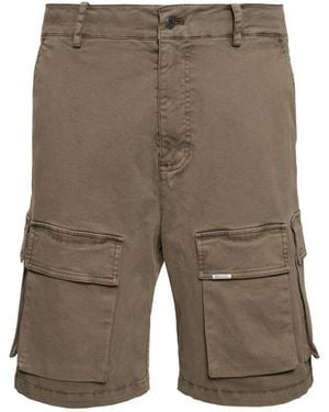 Represent Washed Cargo Shorts - Grey