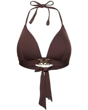 Max Mara Astra ジャージービキニトップ - ブラウン
