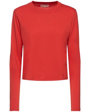 Loulou de Saison Langarmshirt Aus Bio-baumwolle "masal" - Rot