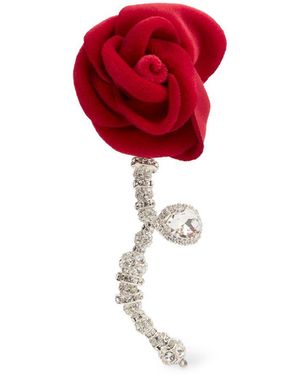 Magda Butrym Mono-ohrring "rose" - Rot
