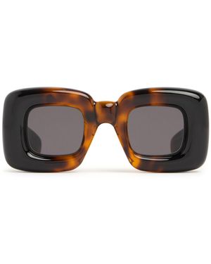 Loewe スクエアサングラス - ブラック
