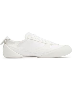 McQueen Flexion ラバー&レザー スニーカー - ホワイト