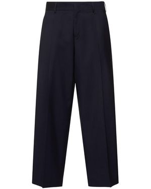 Cellar Door Herren Leichte Wollhose „Vito“ - Blau
