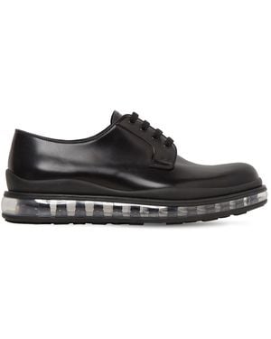 Prada Derbyschuhe Aus Leder "levitate" - Schwarz