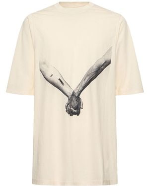 Rick Owens Jumbo Ss Maxi T-Shirt - Natural