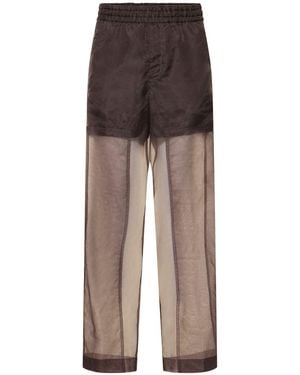 Dries Van Noten Pendo パンツ - ブラウン
