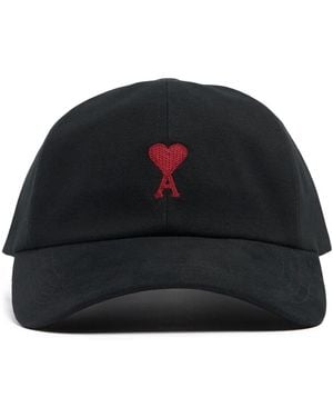 Ami Paris 'Ami de Coeur' Beanie - Schwarz