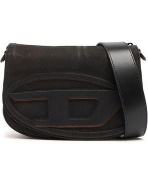 DIESEL Herren 1Dr Leather Camera Bag - Schwarz