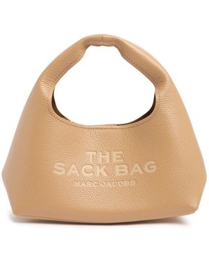 Marc Jacobs Damen Handtasche Aus Leder "The Mini Sack" - Natur