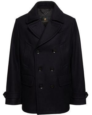 Belstaff Milford Peacoat in Blue for Men Lyst UK