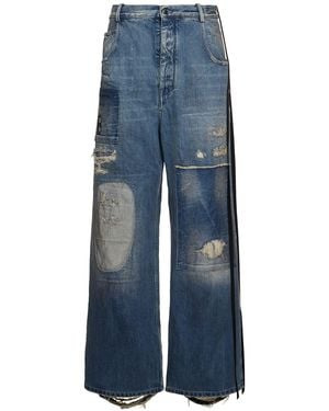 Ann Demeulemeester Olan 5ポケットワイドジーンズ - ブルー
