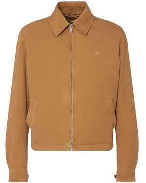 McQueen ウォッシュドコットンジャケット - ブラウン